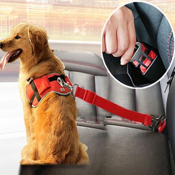 Adjustable Pet's Car Seat Safety Belt