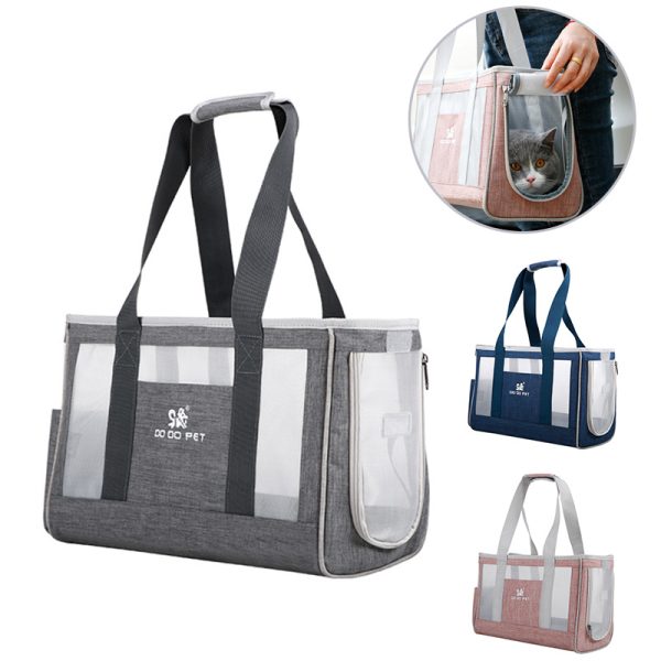 Portable Breathable Pet Carrier Bag – Large Capacity Travel Bag