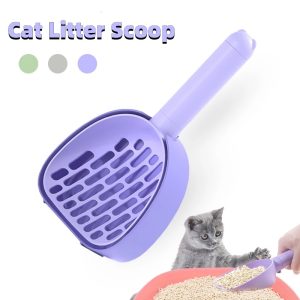 Pet-Safe Plastic Cat Litter Scoop with Base