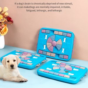 Interactive Dog Toy: Slow Feeder & Educational Puzzle for All Sizes