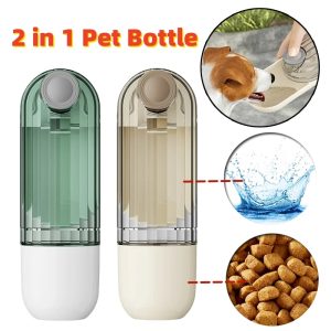 2-in-1 Portable Pet Water and Food Dispenser