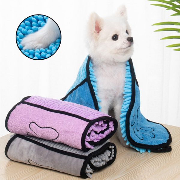 Microfiber Pet Bathrobe Towel