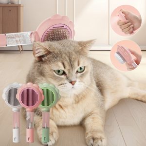 Self-Cleaning Cat And Dog Brush